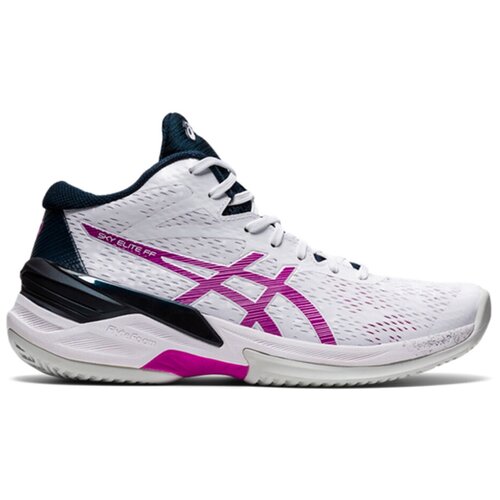 фото Кроссовки волейбольные женские asics 1052a023 103 sky elite ff mt текстиль белый цвет белый размер us 7