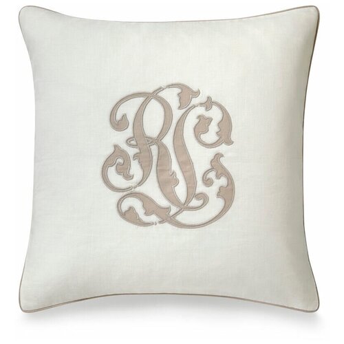 фото Декоративная подушка ralph lauren ralph lauren monogram 45x45 см ralph lauren home