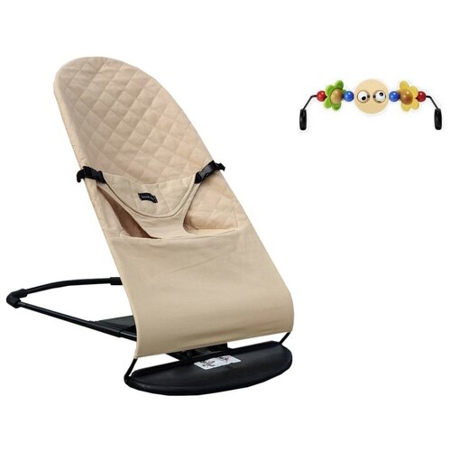 фото Детский шезлонг baby balance chair (бежевый)