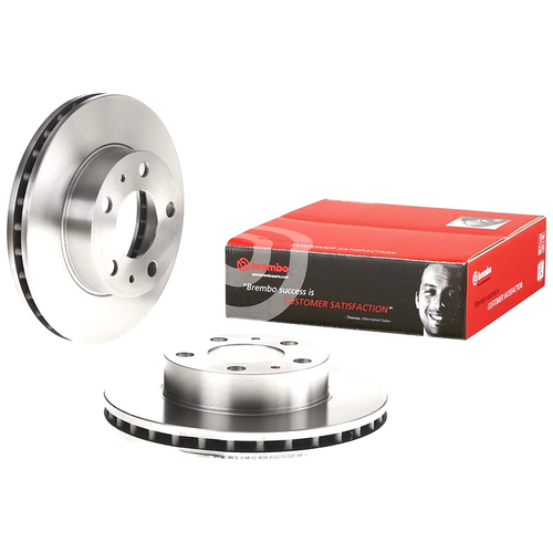 фото Brembo 09. a458.10 (0000424937 / 0986479315 / 09a45810) диск тормозной передний вентилируемый citroen (ситроен) jumper (джампер) / peugeot (пежо) boxer (боксер) / fiat (фиат) ducato (дукато) 06- (комплект 2 штуки)