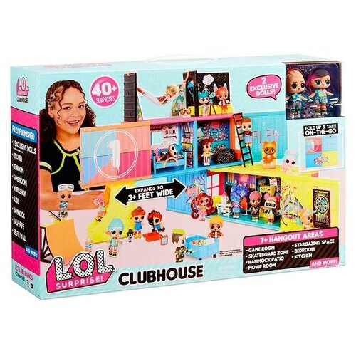 фото Игровой набор с мебелью lol. clubhouse playset mga entertainment 5402284 yandex market