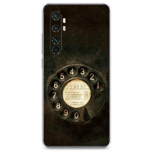 фото Силиконовый чехол "старинный телефон" на xiaomi mi note 10 lite / сяоми ми нот 10 лайт case place