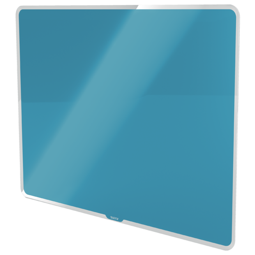 фото Магнитно-маркерная стеклянная доска leitz cosy, 80 x 60 см, синий