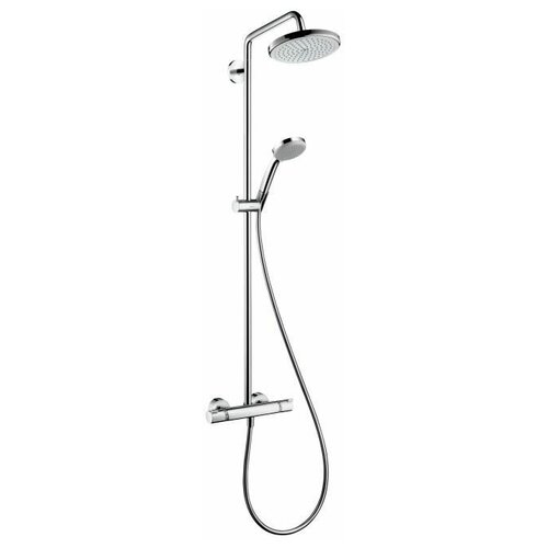 фото Душевая стойка hansgrohe croma 220 showerpipe 27188000 с термостатом