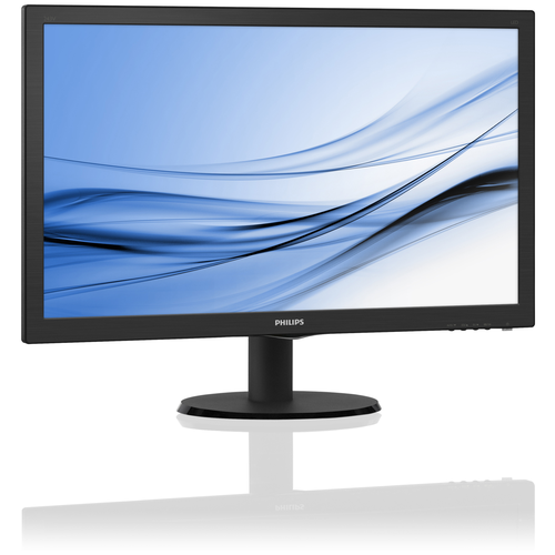 фото Монитор жидкокристаллический philips монитор lcd 21.5' 169 1920х1080fhd tft, nonglare, 250cdm2, h170v160, 10001, 10m1, 16.7m, 5ms, vga, dvi, tilt, 3y, black