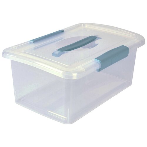 фото Ящик (контейнер) для хранения laconic с защелками и ручкой 7 л branq