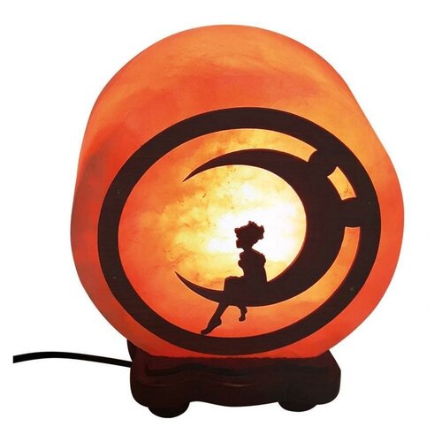 фото Wonder life лампа солевая wonder life "круг-7" 4-5 кг "мальчик на луне