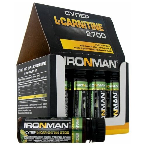 фото Ironman супер l-карнитин 2700, 60 мл., лимон-лайм