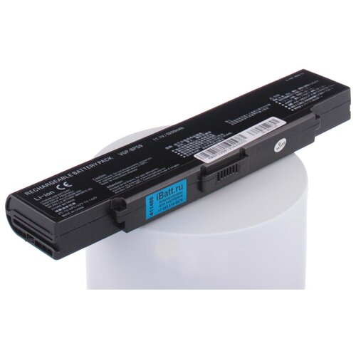 фото Аккумуляторная батарея ibatt ib-b1-a575h 5200mah для ноутбуков sony vgp-bps9, vgp-bps9a, vgp-bpl9,
