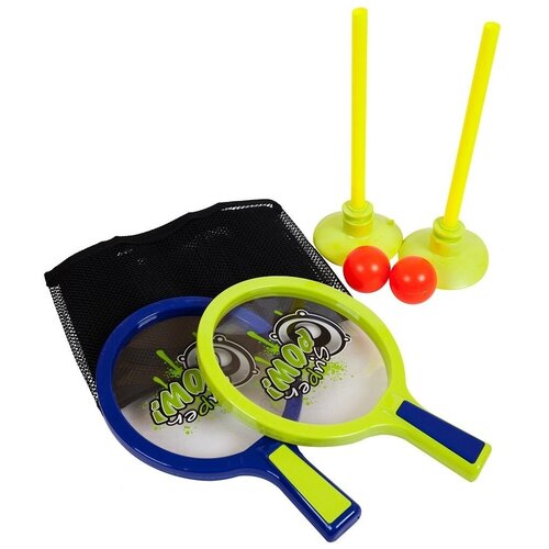 фото Настольный теннис abtoys набор с сеткой, ракеткой, шариками (s-00157)