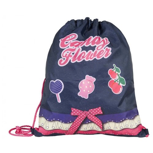 фото Target сумка для детской сменной обуви сладкие цветы 17918, синий/розовый