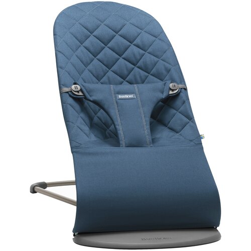 фото Шезлонг babybjorn bliss (хлопок) midnight blue