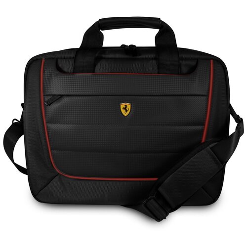 фото Сумка ferrari для ноутбуков 13" scuderia computer bag nylon/pu black