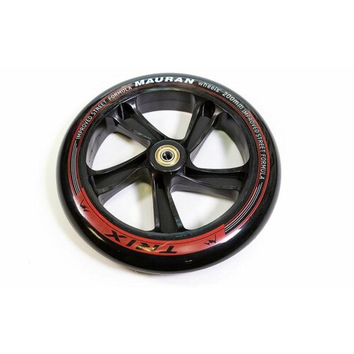 фото Trix колесо для самоката 230 мм, с подшипниками, черное