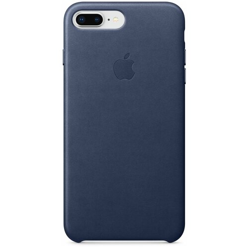 фото Чехол-накладка apple кожаный для iphone 8 plus / 7 plus midnight blue