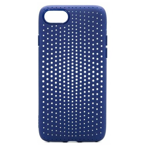 фото Чехол накладка tpu rock dot series для apple iphone 7/8/se 2020, синий