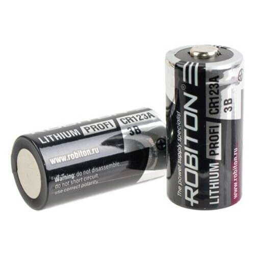 Батарейки Robiton CR123A PROFI SR2 батарейки robiton er17335 2 3a sr2