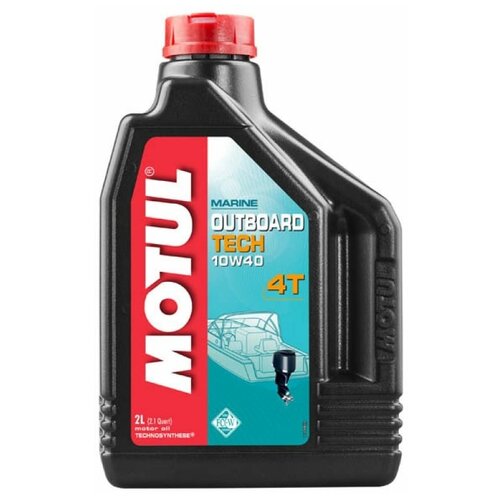 фото Масло моторное motul outboard tech 4t 10w-40 ( 2 l)