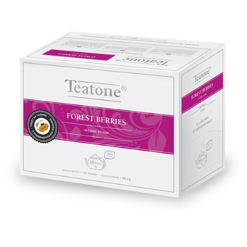 фото Чайный напиток лесные ягоды teatone 1/20/150 пакетиков на чайник