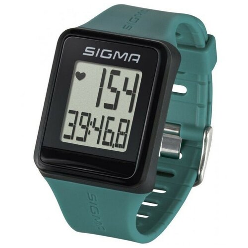 фото Пульсометр 4-024520 id.go фитнес часы с нагрудным сердечным датчиком, 4 функций, зеленые sigma