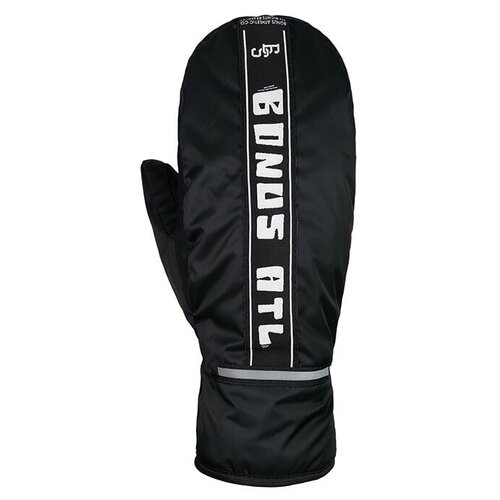 фото Варежки bonus gloves, размер m, черный