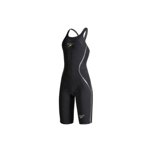 фото Гидрокостюм speedo lzr racer x openback kneeskin (7054) черный/золотой, цвет - черный/золотой;размер - 20;материал - полиамид 65%, эластан 35%