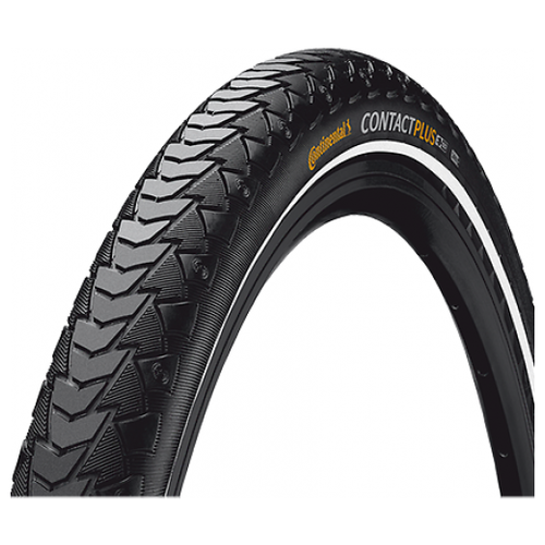 фото Велопокрышка 28" continental l contact plus, 28" x 1,75", 47-622, чёр./чёр. reflex, safetyplus breaker – 3/180 tpi – e50