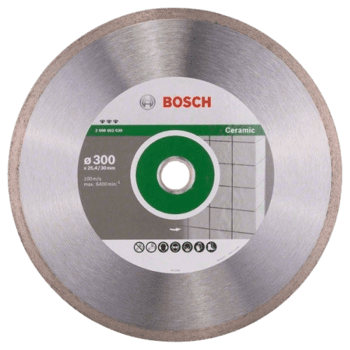 фото Диск алмазный bosch 300x30/25,4 мм bf ceramic