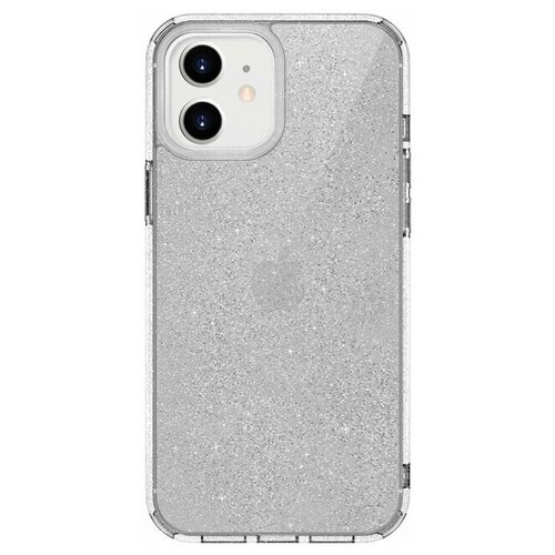 фото Чехол uniq lifepro tinsel anti- microbial для iphone 12 mini, прозрачный (ip5.4hyb(2020)- lprtclr)