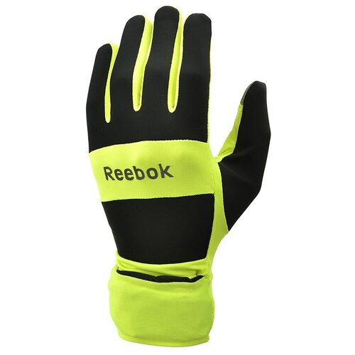 фото Rrgl-10132yl всепогодные перчатки для бега reebok размер s hawk