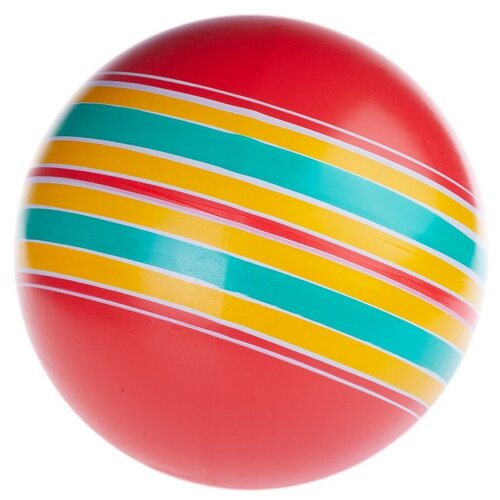 фото Мяч резиновый "полосатики", d 200 (ручное окр-ие) 3p-200/по. русский стиль
