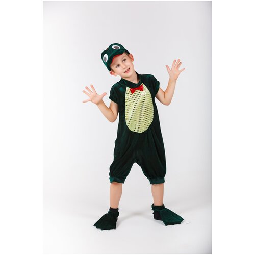фото Карнавальный костюм детский "лягушонок" (зелёный, р- р 32) elite classic