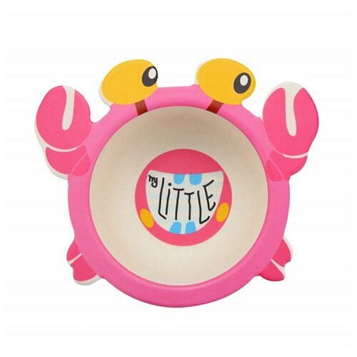 фото Детская тарелка, цвет розовый, 17х16х4,8 см, baby fox bf- bowl-13