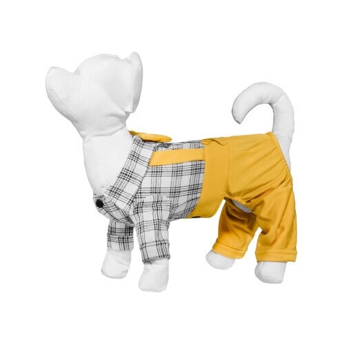 фото Yami-yami одежда костюм для собак с жёлтыми брюками, s (спинка 25 см) нд28ос 52047-2, 0,080 кг noname