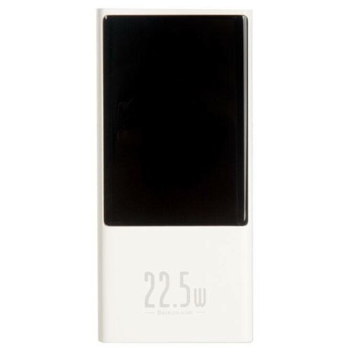 фото Внешний аккумулятор baseus super mini digital display ppmi02 22.5w, 3.0a (20000 mah), белый