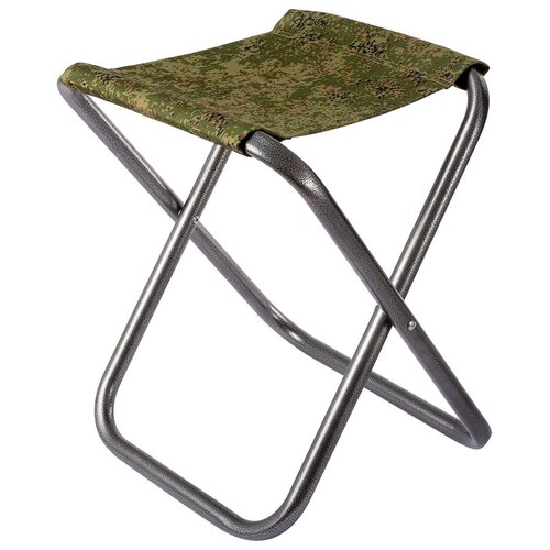 фото Складной стул симпл эйр 400, без спинки, камуфляж цифра, алюминиевый зонт