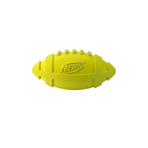 фото Nerf игрушка для собак мяч для регби, пищащий 9 см noname