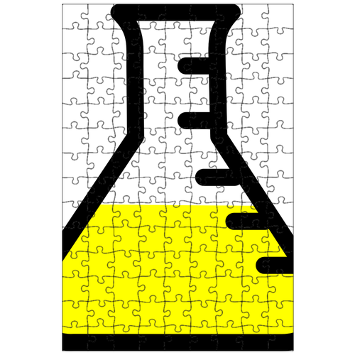 фото Магнитный пазл 27x18см."фляга, контейнер, лаборатория" на холодильник lotsprints