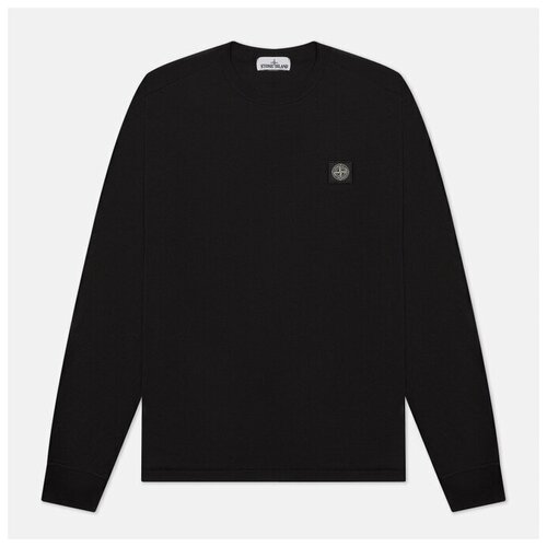 фото Мужской лонгслив stone island patch program crew neck