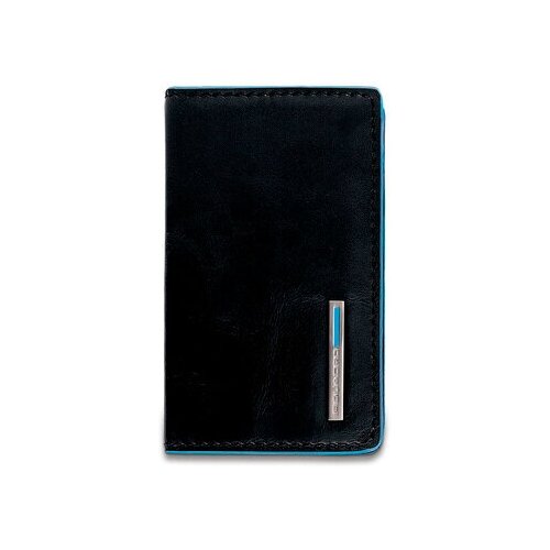 фото Piquadro чехол для кредитных/визитных карт blue square, черный, 10x6x1,5 см