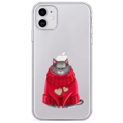 фото Силиконовый чехол "хлоя в свитере" на apple iphone 11 / айфон 11 case place