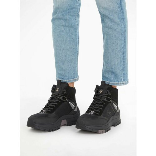фото Ботинки calvin klein jeans, размер 44 eu, черный