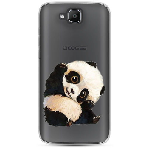 фото Силиконовый чехол большеглазая панда на doogee x9 mini / дуги x9 mini case place