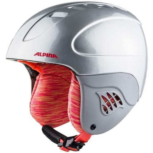 фото Зимний шлем alpina 2020-21 carat silver/flam. (см:48-52)
