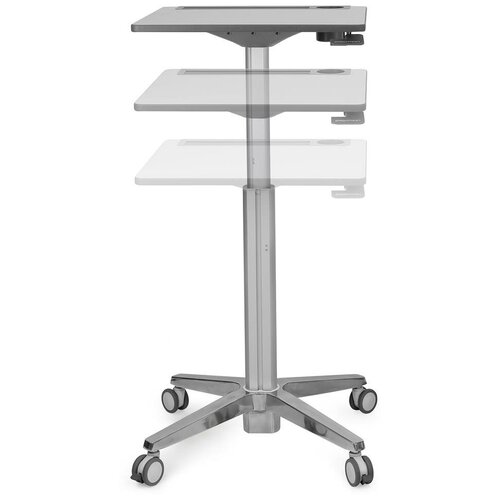 фото Learnfit® sit-stand desk, short mobile student desk 24-547-003 ,регулируемый по высоте стол ergotron (сша)