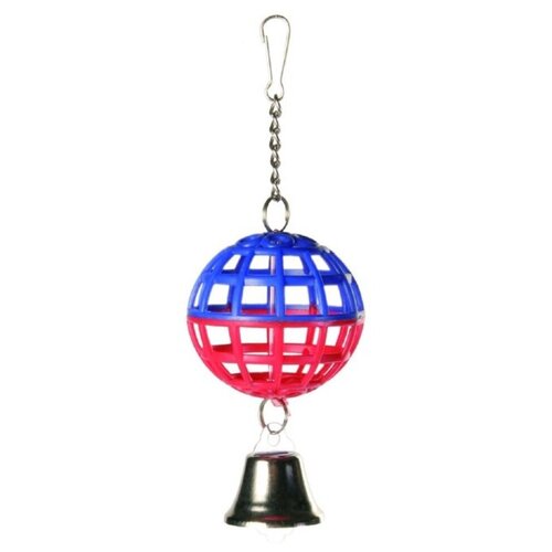 фото Игрушка подвеска мяч с колокольчиком 4,5см/sl038b/китай блистер 1 шт koiko