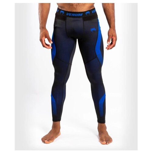 фото Компрессионные штаны venum no gi 3.0 black/blue m