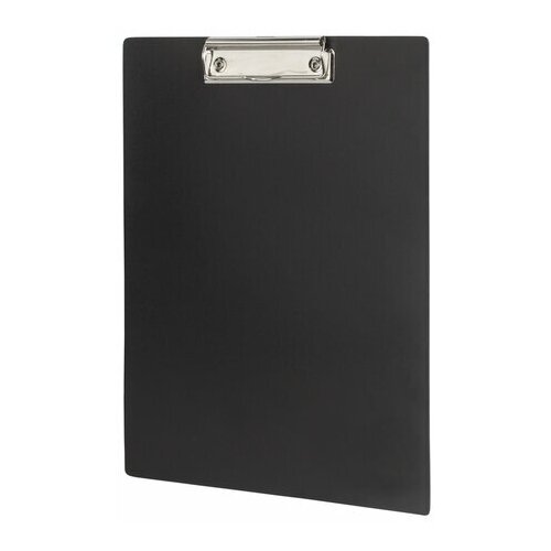 фото Папка-планшет staff (а4, до 90 листов, пластик) черный, 7шт. (229223)
