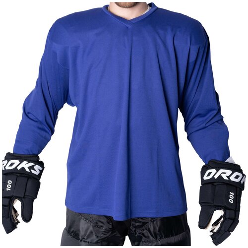 фото Хоккейный свитер (джерси) детский oroks, размер: m, синий oroks х декатлон decathlon