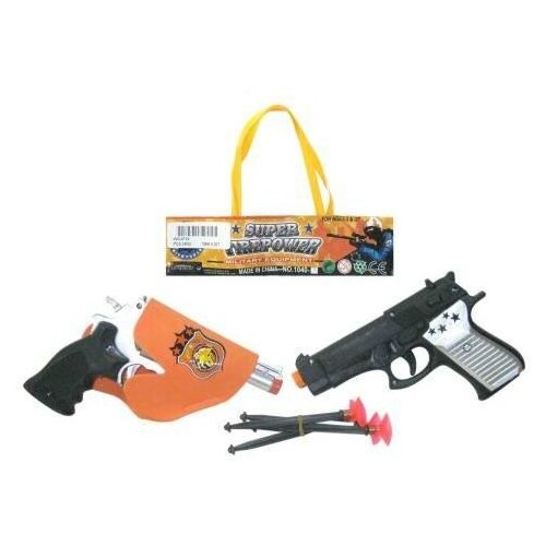 фото Игровой набор из 2 пистолетов с присосками, арт 1040-7/wg-9724 junfa toys